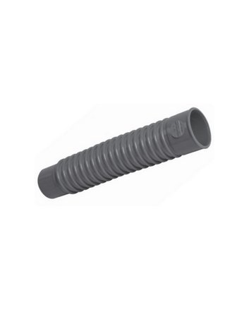 Flexibler Bogen Muffe 50 mm x Spitzende 50 mm 0–45 Grad PVC