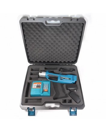 Alpha Akku-Pressmaschine Set PZ-1550 (Presszange, 18V Ladegerät, 2x Akku, 4x Backen)