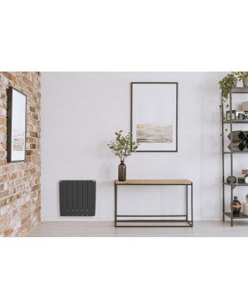 580x1080 - 2000W | Aluminium-Wandheizkörper Anthrazitgrau + Fernbedienung