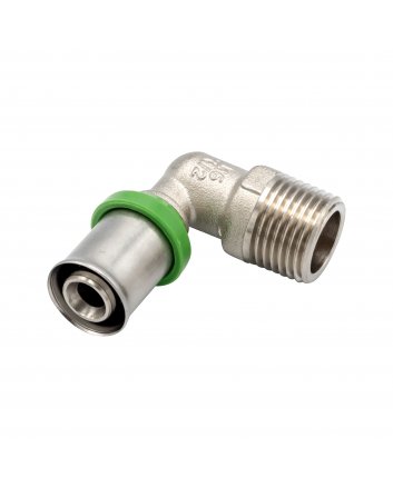 HS Außengewinde x Pressfitting-Winkel | 3/4 x 20