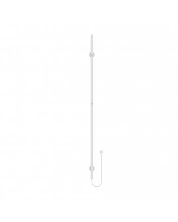 1500x63 – 120 Watt | Elektrischer Stab-Handtuchheizkörper – Weiß