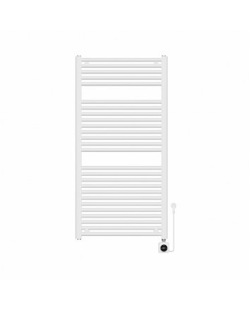 Elara Elektrischer Heizkörper Smart WiFi 118,5 x 60 cm Glanzweiß