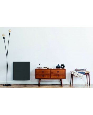 600x1040 - 2000W | Wandheizkörper Anthrazitgrau + Stecker