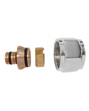 Luxuriöser Adapter 16 x 2,0 mm Eurokonus, Chrom