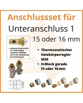 Eco 8 Thermostatisches Anschlussset 1