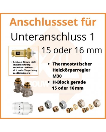 Eco 8 Thermostatisches Anschlussset 2