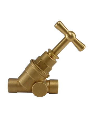 Riko Gastec-Absperrhahn 22 mm Kapillar x Kapillar ohne Entleerung