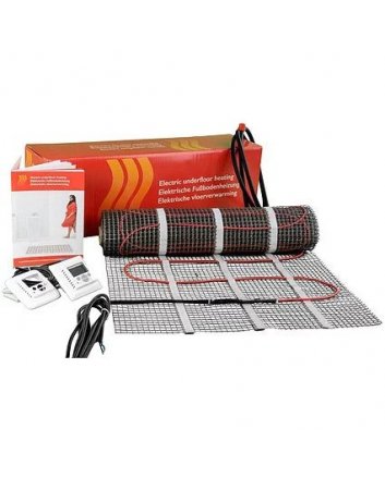 Elektro Fußbodenheizung 2m² - 300 Watt mit Digital-Raumthermostat