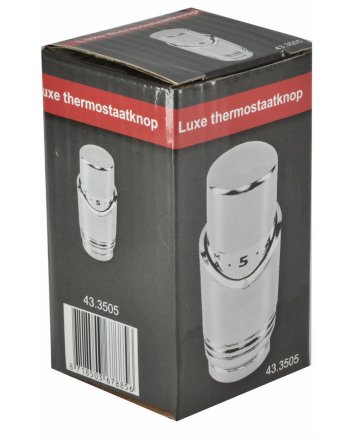 Luxuriöser Thermostatkopf M30, Chrom