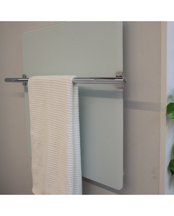 BSXL Handtuchhalter 300 mm für Heizkörper – Seitenbefestigung Chrom