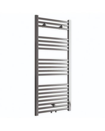 600x1400 - 930 Watt | Badheizkörper Chroom Außen- & Mittelanschluss