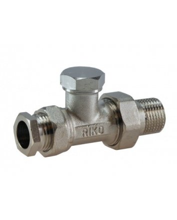 Rücklaufverschraubung Durchgangsform 15mm x 1/2''