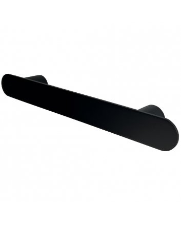 BSXL Magnetisches 460 mm Handtuchregal für Heizkörper rund – Schwarz