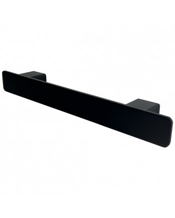 BSXL Magnetisches 460 mm Handtuchregal für Heizkörper quadratisch – Schwarz