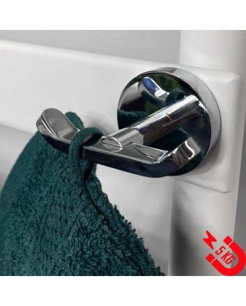 BSXL Magneet-Line Chrom – Magnetischer Handtuchhaken doppelt