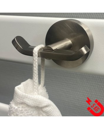 BSXL Magneet-Line Nickel – Magnetischer Doppelhaken