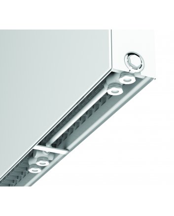 500x1000 T22 - 1929 watt | Plan 8 | Flacher Ventilheizkörper (VCM-Profil & VC-Profil Heizkörper)