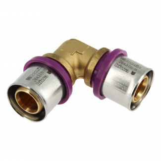 Bonfix Alu-Press Winkelkupplung | 26 x 26