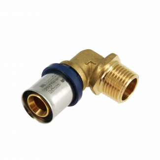 Bonfix Außengewinde x Alu-Press Winkelstück | 3/4 x 20