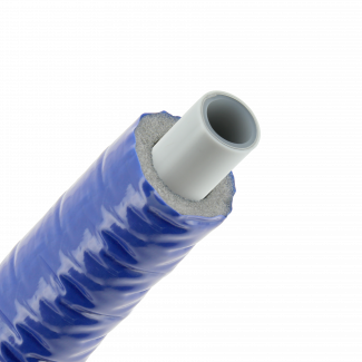 Bonfix Alu-Press Mehrschichtverbundrohr isoliert | Blau | 20 x 2.0 | Rolle 50 meter