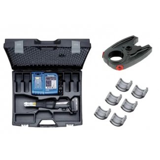 Bonfix Akku-Pressmaschine Set M-BMINI-2 (Presszange, 18V Ladegerät, 18V Akku, Koffer) (16, 20, 26 mm)
