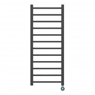 1200x500 - 413 W | elektrischer Handtuchheizkörper schwarz
