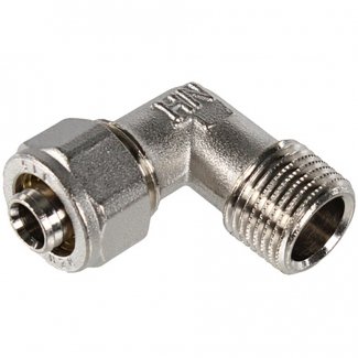 HS Außengewinde x Schraubfitting-Winkel für Alu-Mehrschicht-Verbundrohr | 3/4 x 20