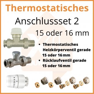Eco 4 Thermostatisches M30-Anschlussset 2