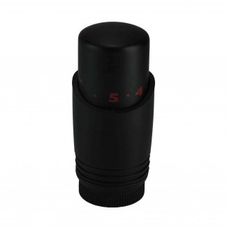 Luxus Thermostatkopf M30, Matt Schwarz