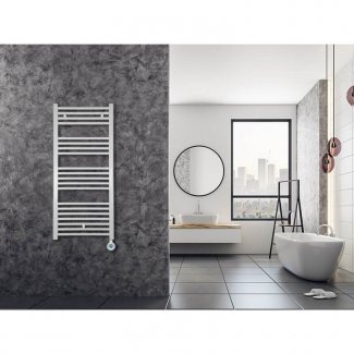 600x1600 - 700 Watt | Elektro-Badheizkörper Weiß