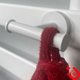 BSXL Magneet-Line Weiß – Magnetischer Doppelhaken