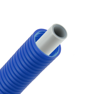 Bonfix Alu-Press Mehrschichtverbundrohr mit mantel | Blau | 16 x 2.0 | Rolle 50 meter