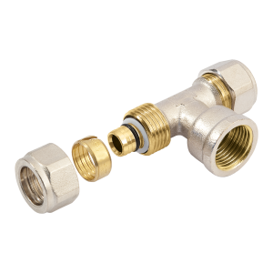 Bonfix Alu-Klemm x Innengewinde x Alu-Klemm T-Stück | 26 x 1 x 26