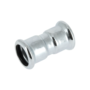 Bonfix Stahlverzinkt Press gerade Kupplung (Heizung) | 15 x 15