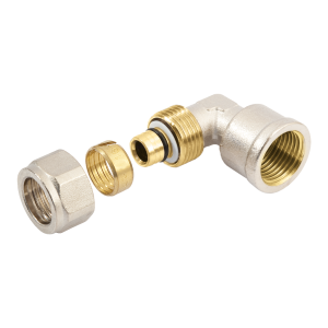 Bonfix Innengewinde x Alu-Klemm Winkelstück | 3/4 x 18