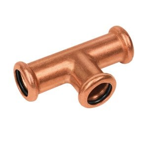 Bonfix Rotkupfer Press T-Stück reduziert (Wasser) | 35 x 35 x 28