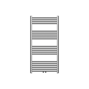 120x60 cm - 775 Watt - Ecorad Badheizkörper - Gunmetal - Universal-6 Anschlüsse