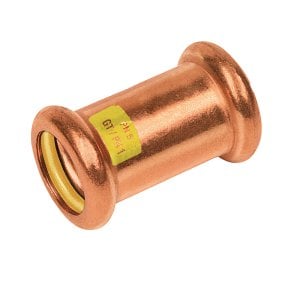 Bonfix Rotkupfer Press gerade Kupplung (Gas) | 28 x 28