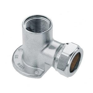 Bonfix verzinnt Innengewinde x Klemm Wandplatte | 1/2 x 15