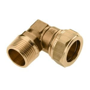 Bonfix Messing Außengewinde x Klemm Winkelstück | 1 x 28