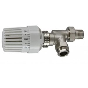 Thermostat-Heizkörperventil Gegenüberliegende Eckform
