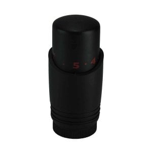 Luxus Thermostatkopf M30, Matt Schwarz