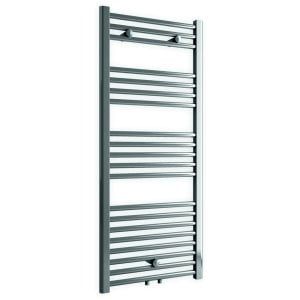 80x60 cm - 550 Watt - Ecorad Badheizkörper - Chrom - Universal-6 Anschlüsse