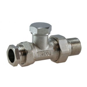 Rücklaufverschraubung Durchgangsform 15mm x 1/2''