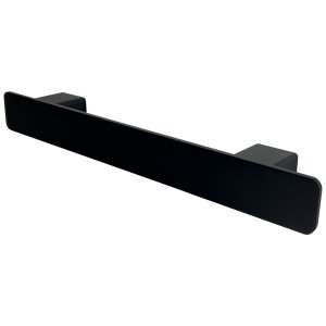 BSXL Magnetisches 460 mm Handtuchregal für Heizkörper quadratisch – Schwarz
