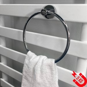 BSXL Magneet-Line Chrom – Magnetischer Handtuchring (geschlossene Version)
