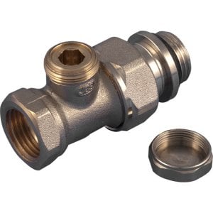 Rücklaufverschraubung Durchgangsform 16mm x 1/2''