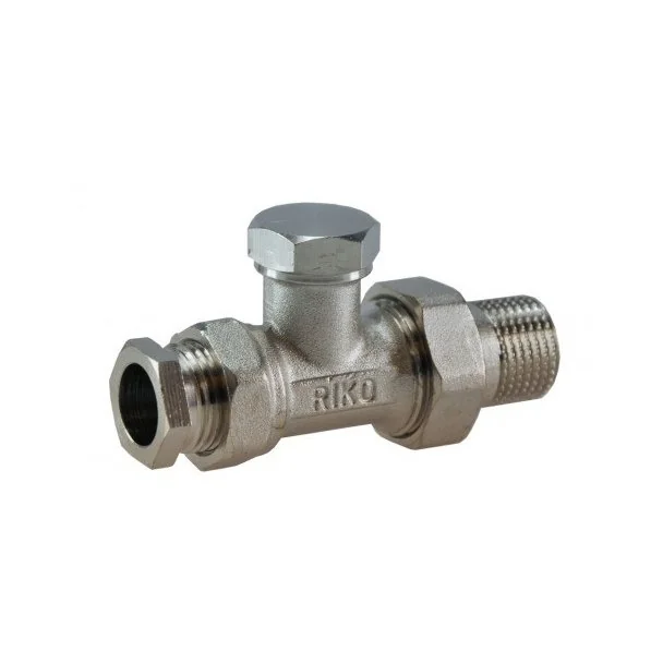 Rücklaufverschraubung Durchgangsform 15mm x 1/2''