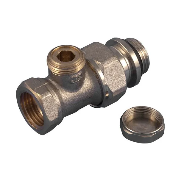 Rücklaufverschraubung Durchgangsform 16mm x 1/2''